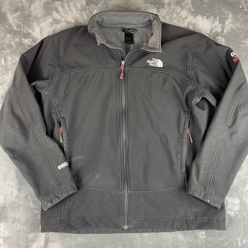 The North Face Summit Series Jacket Men’s Large Black Softshell Windstopper - Picture 1 of 9