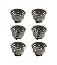 VARNAHOME Stainless Steel Junior Duo Strainer Basket/Stopper for Bar Prep Sink