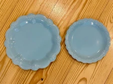 Pioneer Woman Toni Blue Dinner And Salad Plates- READ description for ordering!