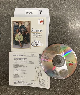 »Der Tod Und Das Mädchen« D 810 / String Quartet D 32 (CD, 1993) No Case #1F358