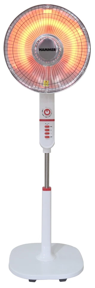 STUFA ELETTRICA AL CARBONIO 1000W-OSCILLAZIONE - Immagine 2 di 2