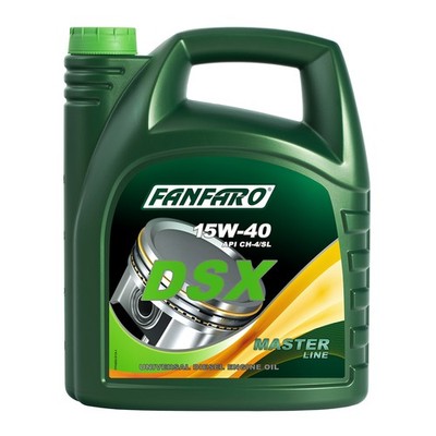 5 (1x5) Liter FANFARO 15W-40 DSX ACEA E3/B3/A3 / API CG-4/SL / MB 228.3/229.1