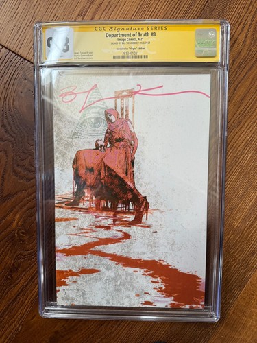 CGC 9.8 signature series Department of Truth #8 Image comics Bill Sienkiewicz