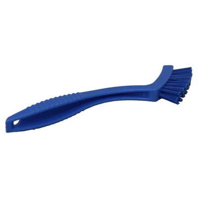 TOUGH GUY 814LZ5 Detail Brush,Blue,Medium,PET,9'' L 814LZ5