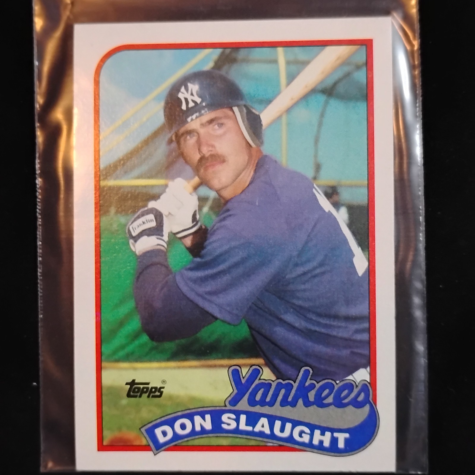 1989 Topps Don Slaught Yankees