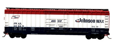 Athearn Trains HO miniature Blue Box -  Johnson Wax grain loading box  #2094