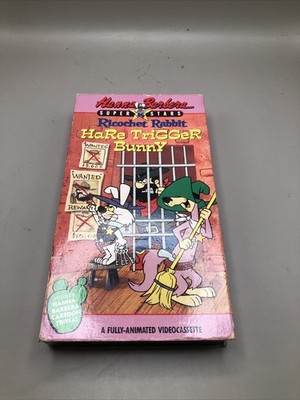Ricochet Rabbit Hare Trigger Bunny VHS 1989 Hanna Barbera Super Stars Untested