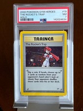 Pokemon The Rocket's Trap 19 Gym Heroes Holo PSA 7 on eBay