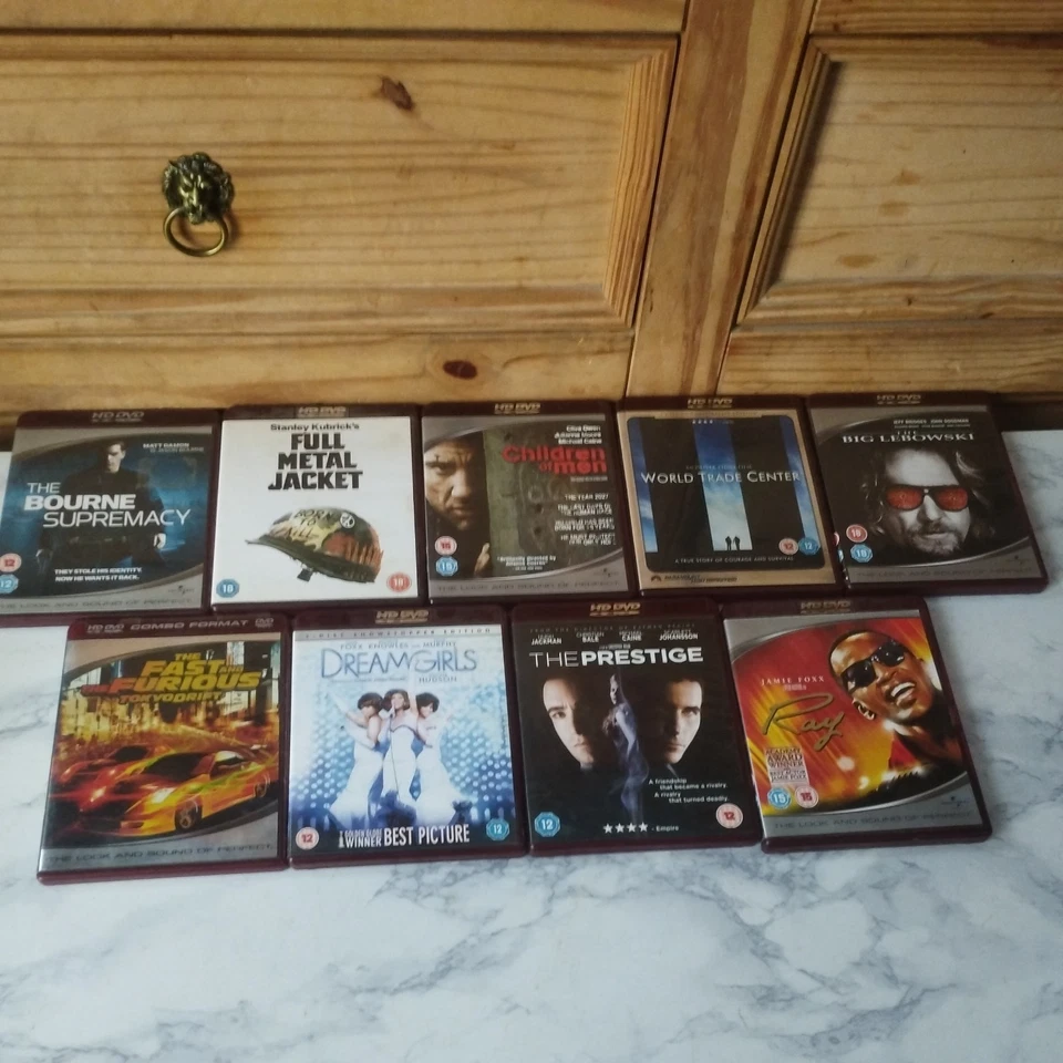 HD DVD - Red Case Bundle Lot x9 - High Definition Film Movie - Physical Media  - Image 2 of 4