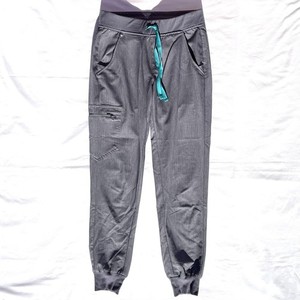 Figs Zamora Jogger Scrub Pants Womens XS Charcoal Gray