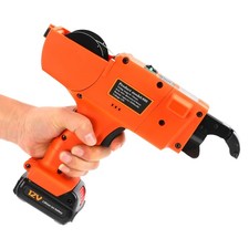 2 Battery Automatic Rebar Tying Machine Electric Rebar Tier Tool 8-34mm 4500Mah