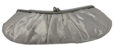 Vintage Satin Evening Bag - White