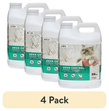 4 pack Scoopable Tight Clumping Cat Litter, Fresh Scent, 20 lb