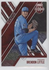 2017 Panini Elite Extra Edition Status Red Die-Cut 44/99 Brendon Little #27 0b5