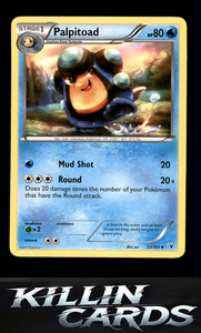 Palpitoad 23/101 Pokemon Uncommon Noble Victories Card LP