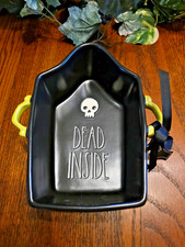 NWT Rae Dunn Magenta Dead Inside Medium Sized Bakeware Candy Dish Decor Handles