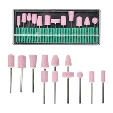 Nail Drill Bits Sets 3/32 Inch Acrylic Gel Nail Bit Kit Cuticle Remover Bits