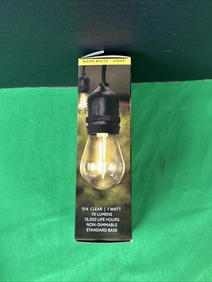 2 PK Feit Electric 1W 2200K 70 Lumens S14 String LED Light Bulbs 4 Ct EACH - Image 4 of 4