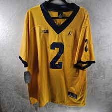 Michigan Wolverines Jordon Brand 2 Patterson Football Jersey Mens Sz XXL NWT