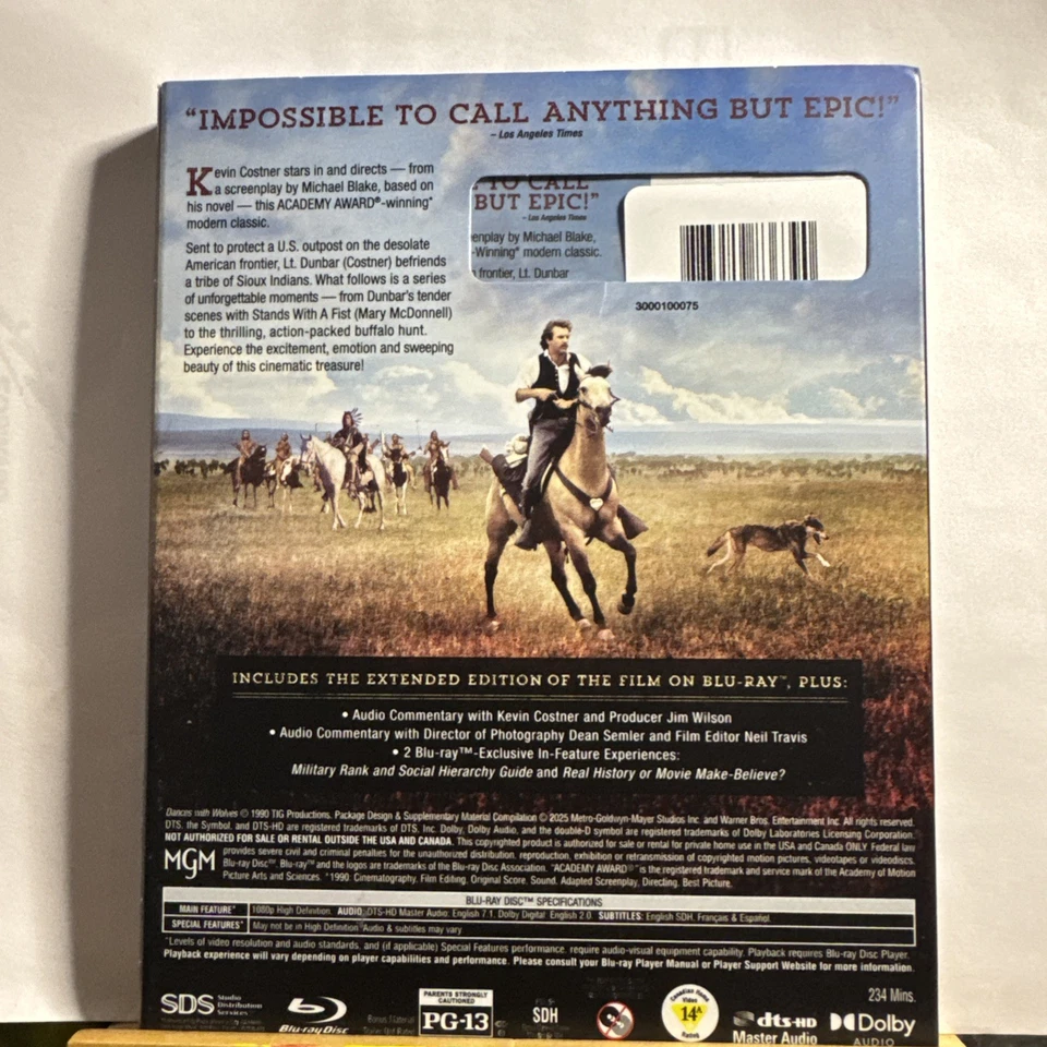Dances with Wolves (Blu-ray) w/ Limited Edition Slipcover - Image 2 of 4