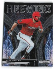 2021 Panini Prizm Draft Picks #F-AB Alex Binelas Fireworks Louisville Cardinals