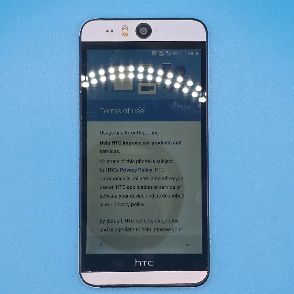 HTC Desire Eye Blue Single Sim 16GB 5.2" 13MP Non-Working / For Parts FREE POST - Image 4 of 4