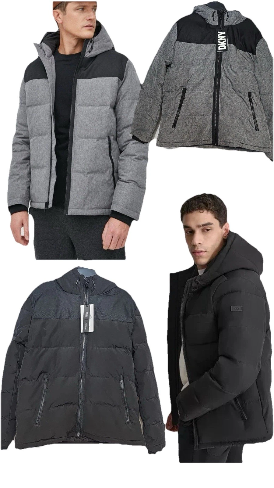 DKNY Men’s Black Puffer Coat Winter Jacket
Opens in a new window or tab