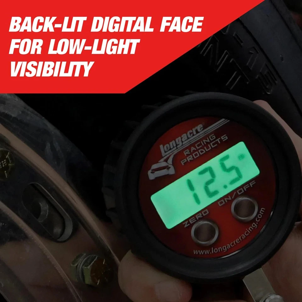 Longacre 52-53028 0 to 125 psi Pro Digital Tire Pressure Gauge Foto 4 de 4