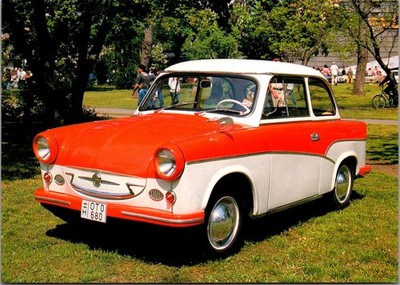 TRABANT P50 automobile 4x6 Postcard