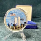 2001 American Silver Eagle 1 oz 9/11 Twin Towers WTC Coin Colorized Painted ASE