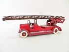 DINKY 32D 'DELAHAYE VOITURE POMPIERS LADDER FIRE ENGINE' RED. ORIGINAL. VINTAGE.