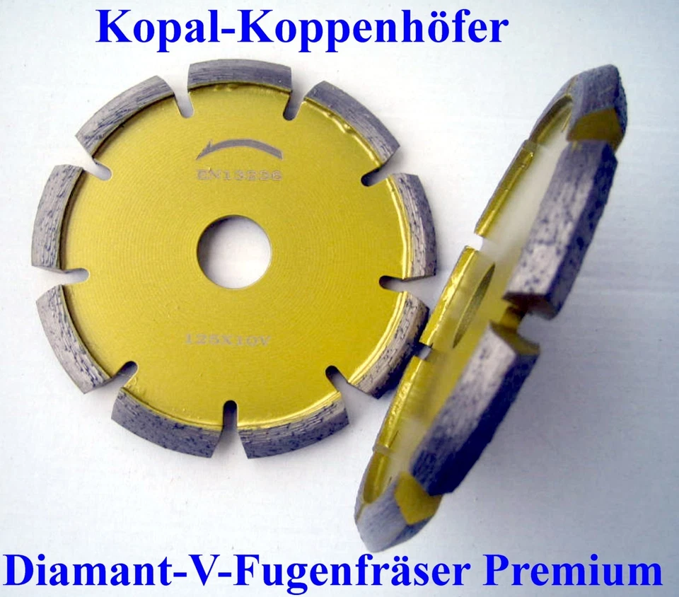 KOPAL Diamant-V-Fugenfräser 125 mm -Neu- Top !!