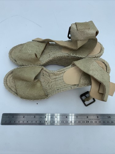 J. Crew Corsica Espadrille Wedge Heels Women's Size 7 - USED - Imagen 2 de 11