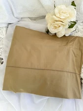 Hudson Park Collection Bronze Twin Flat Sheet 100% Egyptian Cotton 600 TC