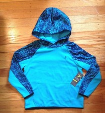 NWT Boy's / Girl's Old Navy Active Turquoise Pullover Hoodie - Size XS 5