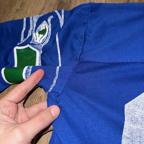 Vintage Seattle Seahawks Jersey Shirt Mens Steve Largent 80s Rawlings NFL Large - Picture 17 of 17
