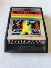 1982 Atari 2600 Imagic Riddle of the Sphinx Game Cartridge
