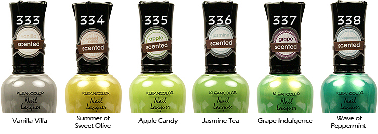 3 KLEANCOLOR Scented Nail Lacquer (polish) 