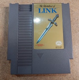 Caja de juego manual vintage para coleccionistas Nintendo Zelda 2: The Adventure of Link NES+