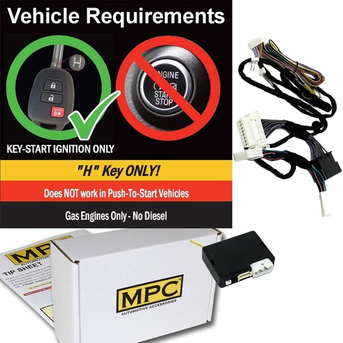 MPC Remote Start Kit Compatible with 2013-2018 Toyota RAV4 || T-Harness Inclu... - Picture 2 of 5