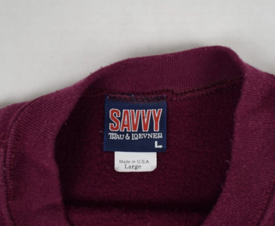 ASU толстовка винтажный Savvy штата Аризона размер M 80-х ' 97 Роза чаша графический Burgandy - Изображение 4 из 4