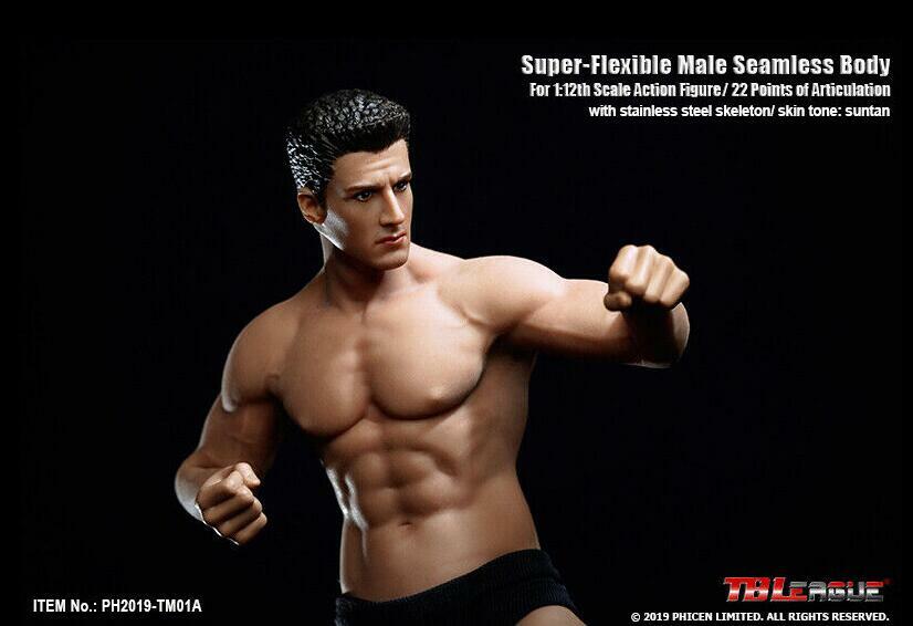IN STOCK TBLeague PHICEN 1/12 Male Seamless Figure with Head Full