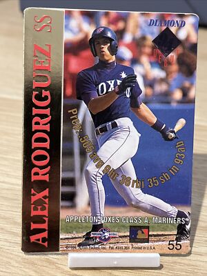 1994 Action Packed Alex Rodriguez Franchise Gem Diamond Debut