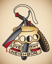 Sailor Jerry Tattoo Art 14 x 11 Photo