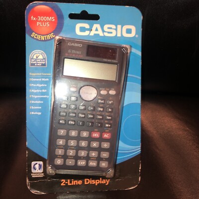 Casio fx-300MS PLUS Scientific 2 Line Display Caculator