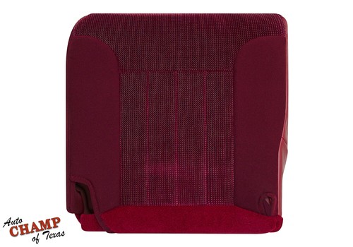 1997 Dodge Ram SLT Laramie -Driver Side Bottom Replacement Cloth Seat Cover Red