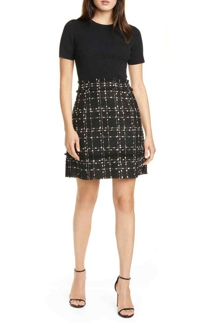 ted baker metallic dress