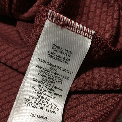 Vineyard Vines Sankaty 1/4 Zip Shirt Youth S Burgundy Red Pullover Lightweight - Picture 7 of 7