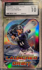 2023 Topps Cosmic Chrome - Julio Rodriguez - Launched Into Orbit #LIO-9 CGC 10 