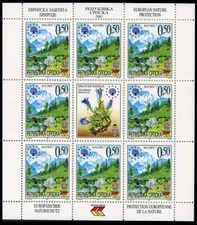 Z_253 2002 Serbia Srpska FLORA mountains SHEET MNH Combined payments&shipping